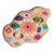 Velvet "IdolEyes" Amoeba-Shaped Pillow, Custom Original For Sale