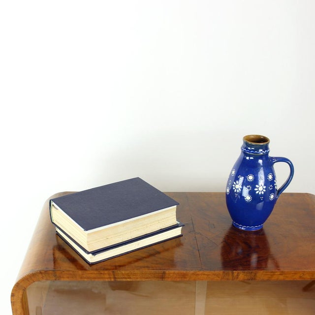 Art Deco Sideboard or Dry Bar in Walnut, Former Czechoslovakia, 1930s For Sale - Image 4 of 18