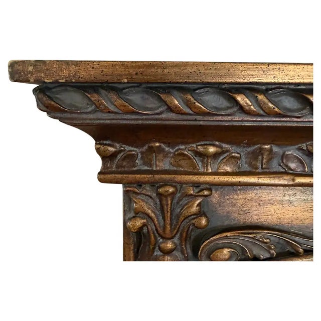 Neoclassical Tall Regency Gilt Wood Wall Pier Mirror With Draped Tassel Detail For Sale In Philadelphia - Image 6 of 11