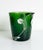 Vintage French Perrier-Jouët Style Green Glass Anemone Champagne Bucket For Sale - Image 10 of 11