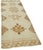 Textile Beige Bohemian Runner Rug For Sale - Image 7 of 7