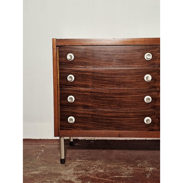 Teak Chest of Drawers by Georges Coslin for 3V Italia, 1960s For Sale - Image 4 of 14