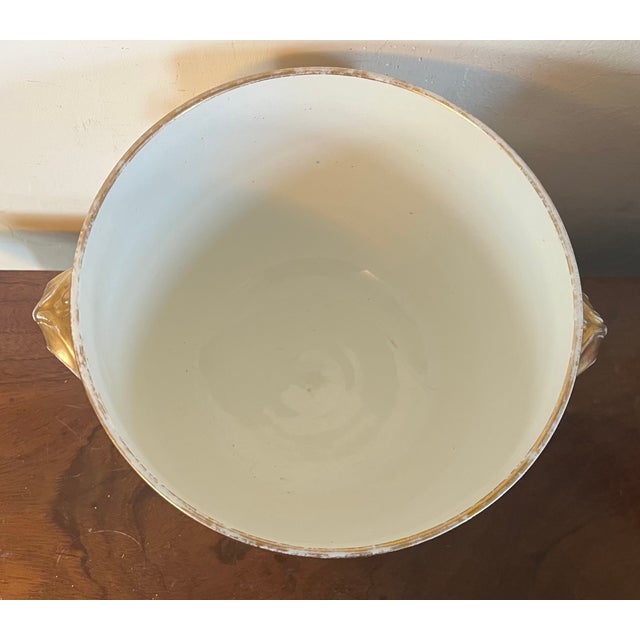 Antique Early 19th Century English George III Coalport Porcelain Neoclassical Cachepot Jardiniere, Circa 1810 For Sale - Image 10 of 12