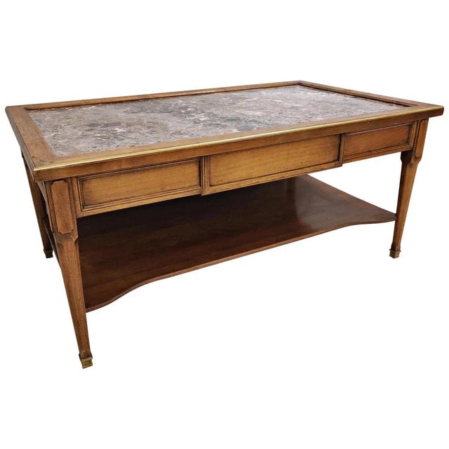 Louis XVI Style Coffee Table, 1940s For Sale - Image 9 of 9