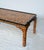 Brown 1990s Hand-Painted Faux Turtle Shell Coffee Table For Sale - Image 8 of 8