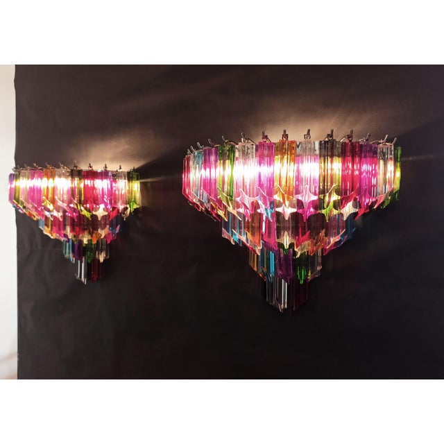 Vintage Murano Wall Sconces, 1990, Set of 2 For Sale - Image 13 of 18