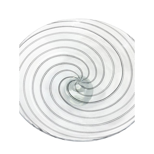 2020s Spiral Stripe Palace Footed Bowl For Sale - Image 5 of 5