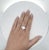 Ready to ship three stone engagement ring sets an IGI Certified 3.17 carat round cut lab grown diamond with 1.25 carats in...