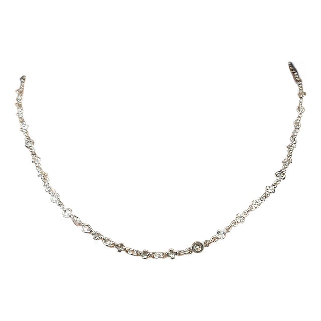 Loree Rodkin 18k White Gold & Diamond Necklace For Sale