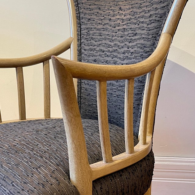 Mid-Century Modern Mid 20th Century Mid Century Weiman Sculptural Wood Framed Chair For Sale - Image 3 of 12