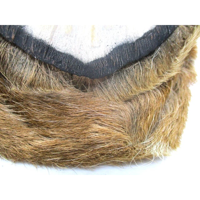 Vintage 1958 Lonnie H. Temple Alaskan Husky Sculpture Hand Made and Painted For Sale - Image 10 of 11