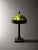 Swedish Art Nouveau Copper and Wrought Iron Table Lamp, 1890s, in Good conditions. Designed 1890 to 1919 European Plug (up...