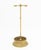 Vintage Brass Four-Piece Fireplace Tools Set, comprising: poker, tongs, pierced shovel, and stand. Overall: 26" H x 9"...