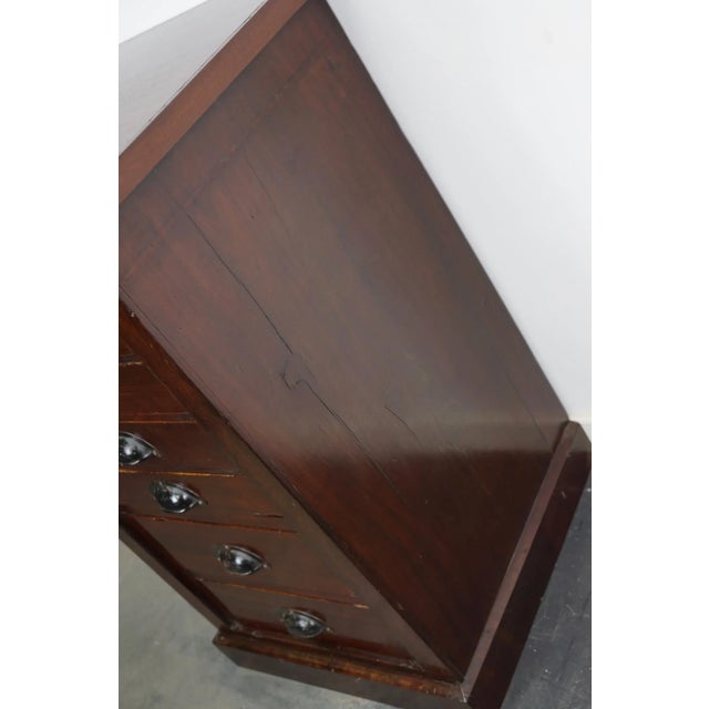 Wood Dutch Mahogany Apothecary Cabinet, 1930s For Sale - Image 7 of 13