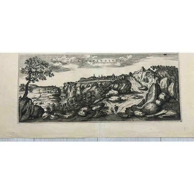 Double-Page Map of Orvieto and Aquapendente, Orvieto Region, 1704 For Sale - Image 4 of 6