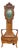 Antique Arts & Crafts Solid Oak Hall Tree Entry Bench Beveled Mirror Coat Rack For Sale