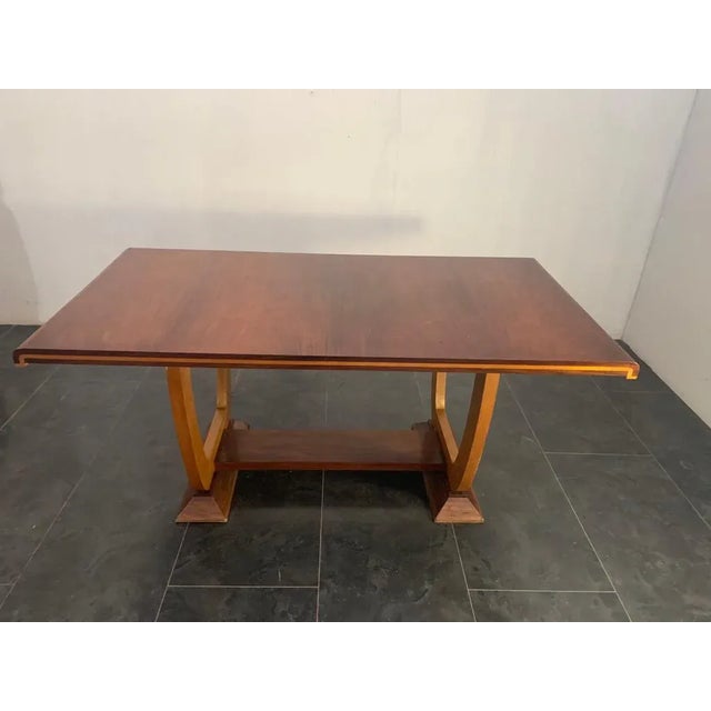 Elm & Maple Dining Table, 1940s For Sale - Image 3 of 12