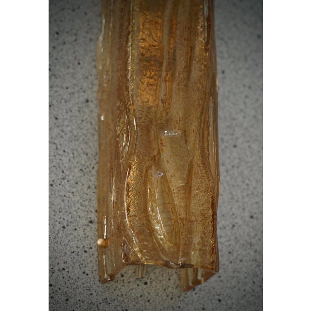 Murano Art Glass Orange Color Wall Light, 2000 For Sale - Image 4 of 10