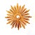 Large Sunburst Wall Mirror in Gilded Wood, Italy, 1960s For Sale - Image 16 of 16
