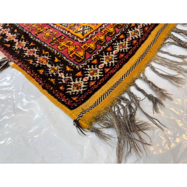 1970s Moroccan Rug ,4'9" X 8'4" For Sale - Image 5 of 5