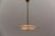Mid-Century Modern Pendant Lamp in Glass and Brass, 1950s For Sale - Image 4 of 15