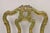 Antique Italian Venetian Green Floral Hand Painted Dining Side Chairs - Set of 4 For Sale In Philadelphia - Image 6 of 12