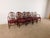 1930s Antique 1930s/40s Set 8 Batesville Mahogany Pinwheel Shield Back Dining Chairs Only For Sale - Image 5 of 12
