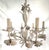 Shabby Chic Vintage Tole 6-Light Chandelier With Rose Details For Sale - Image 3 of 18