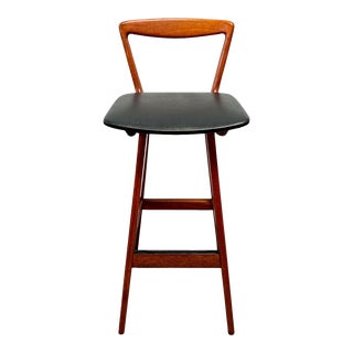 Danish Modern Teak Barstool by Henry Rosengren Hansen for Brande Mobelfabrik For Sale