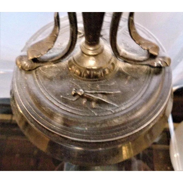 Metal Empire 19th Century Bronze Candelabras Depicting Insects - a Pair For Sale - Image 7 of 13