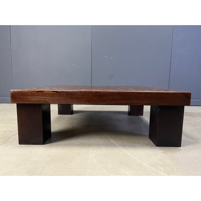Brutalist Coffee Table by Rolf Middelboe & Gorm Lindum for Tranekaer, 1970s For Sale - Image 3 of 11