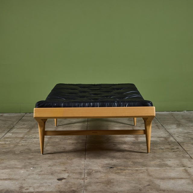 Wood Bruno Mathsson Daybed for Firma Karl Mathsson For Sale - Image 7 of 12