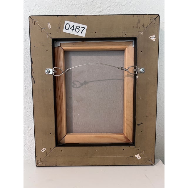 Signed Small European Street Scene Oil Painting Impasto City Artwork, Framed For Sale - Image 11 of 11