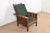 An exceptional antique Mission or Arts & Crafts period Morris reclining lounge chair By L. & J.G. Stickley USA, Circa 1900...