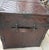 19thc l.e. Morrison Flat Top Leather Trunk W/Leather & Iron Locks For Sale In Los Angeles - Image 6 of 6
