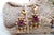 Gold Earrings with Reliefs and Cutouts, Set of 2 For Sale - Image 4 of 6