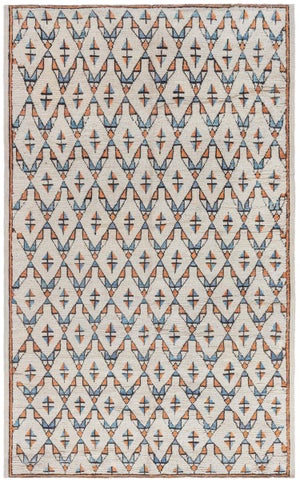 Doris Leslie Blau Midcentury Moroccan Geometric Handmade Wool Rug