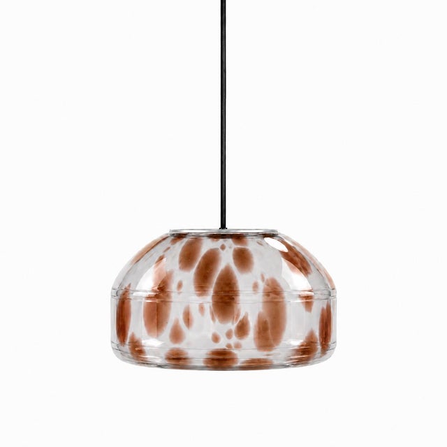 Not Yet Made - Made To Order Ice Blue Speckled Blown Glass Pendant Light by Artem Zakharchenko-Halytskyi For Sale - Image 5 of 5