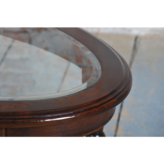 Czech Biedermeier Coffee Table in Beech and Walnut, 1890s For Sale - Image 4 of 11