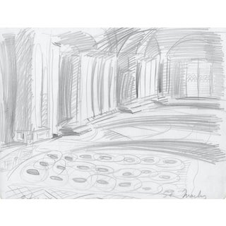 1956 Venice Architectural Study by Charles Merrill Mount For Sale
