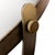 Contemporary Italian Round Freestanding Mizar Mirror in Burnished Metal For Sale - Image 3 of 6