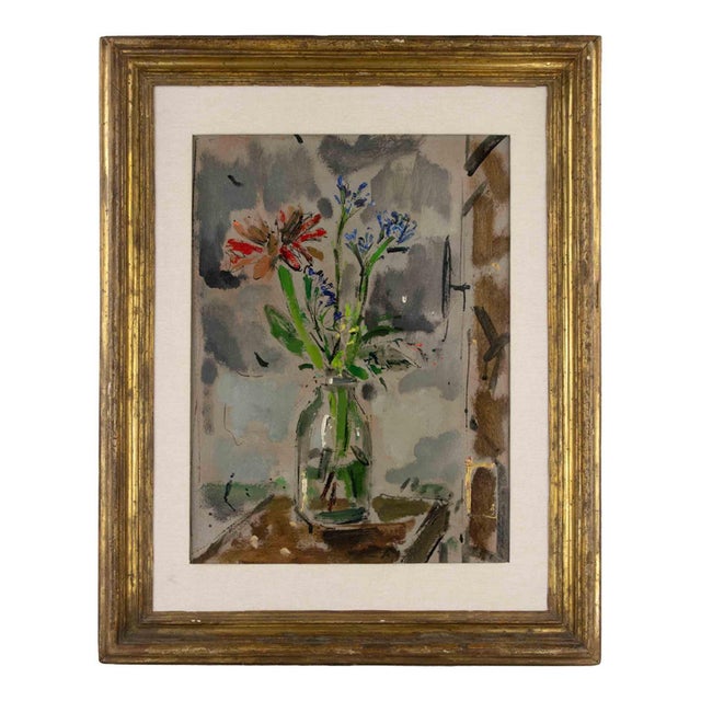 Filippo De Pisis, Still Life with Flowers, 1950s, Paint For Sale