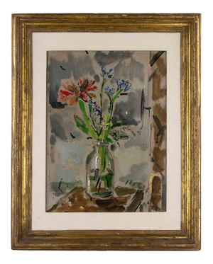 Filippo De Pisis, Still Life with Flowers, 1950s, Paint
