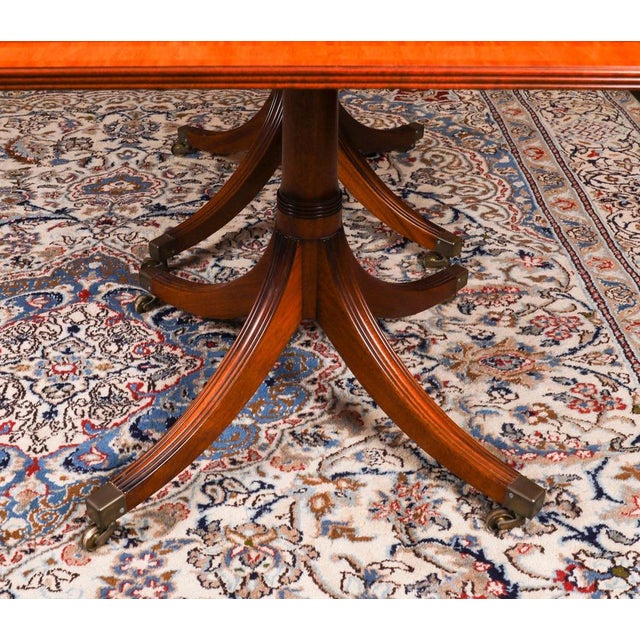 Vintage Regency Revival Dining Table and Chairs by William Tillman, 1980s, Set of 11 For Sale - Image 10 of 18