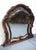 AICO MICHAEL AMINI Romanza Collection Old World Baroque 51" Mirror - Deep Claret Finish 74060-56 49.25" High 51" Wide 3.5"...