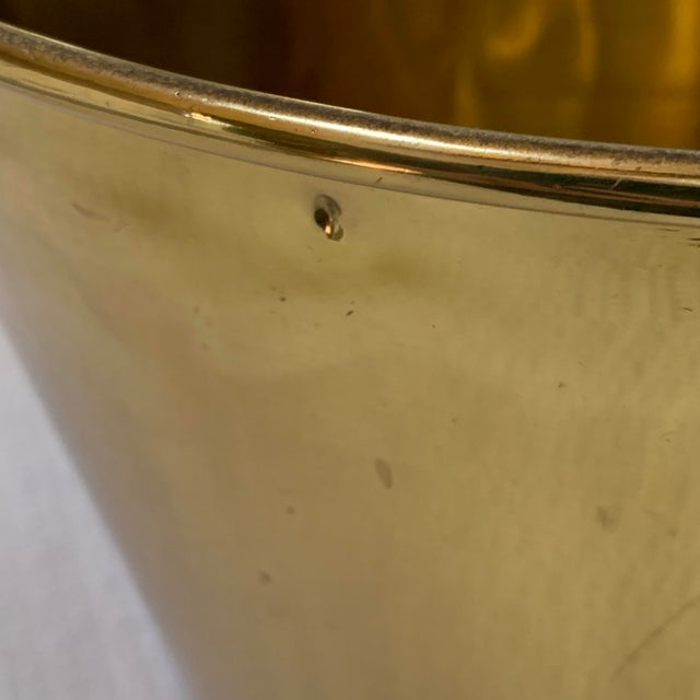 Large Antique H. W. Hayden Patent Waterbury Brass Bucket / Preserving Kettle C. 1870–1890 For Sale - Image 9 of 9