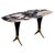 Coffee Table with Polished Onyx Top attributed to Guglielmo Ulrich, 1950s For Sale - Image 11 of 11