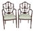 Antique Federal Revival Shield Back Armchairs, 1920s, Set of 2 For Sale