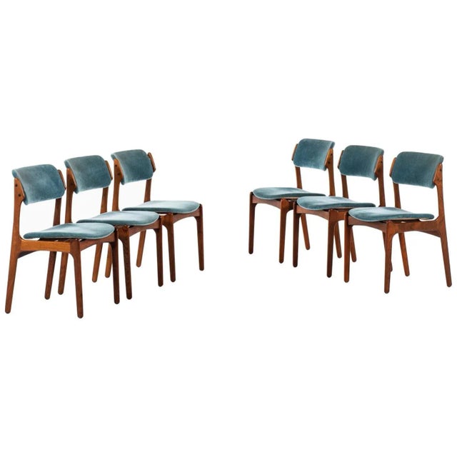 Danish Rosewood OD-49 Dining Chairs by Erik Buch for Oddense Maskinsnedkeri A/S, 1960s, Set of 6 For Sale - Image 8 of 8