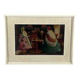 Leonid Brailowsky, Religious Figures, 1900s, Oil on Panel For Sale